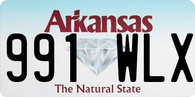 AR license plate 991WLX
