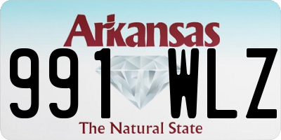 AR license plate 991WLZ