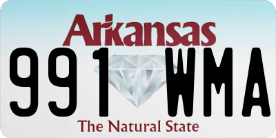 AR license plate 991WMA