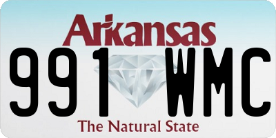 AR license plate 991WMC