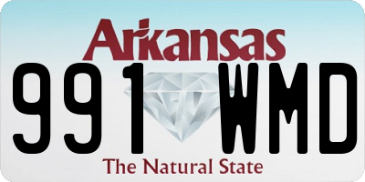 AR license plate 991WMD