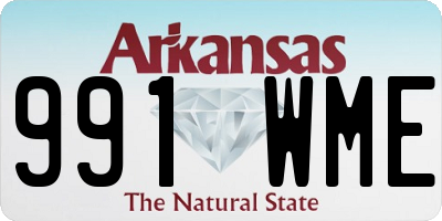 AR license plate 991WME