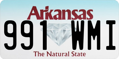AR license plate 991WMI