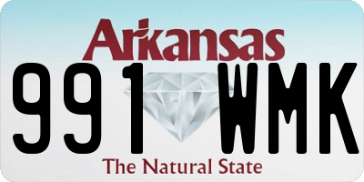 AR license plate 991WMK