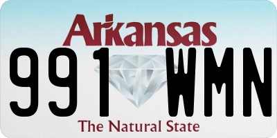 AR license plate 991WMN