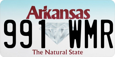 AR license plate 991WMR