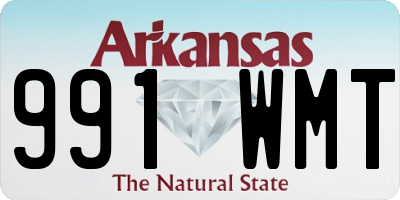 AR license plate 991WMT
