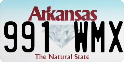 AR license plate 991WMX