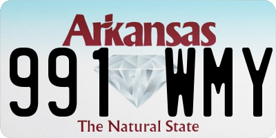 AR license plate 991WMY