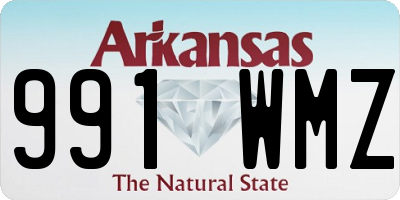 AR license plate 991WMZ