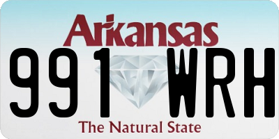 AR license plate 991WRH