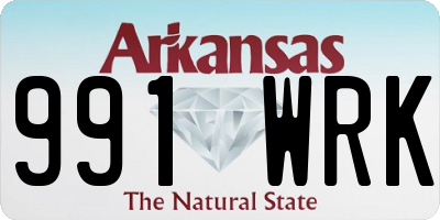 AR license plate 991WRK