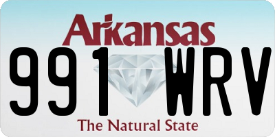 AR license plate 991WRV