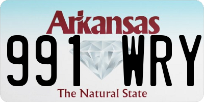 AR license plate 991WRY