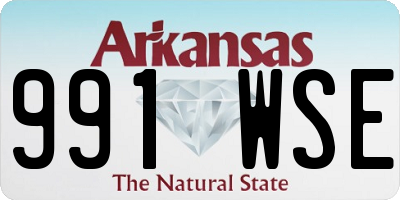 AR license plate 991WSE