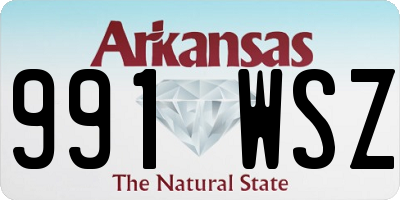 AR license plate 991WSZ