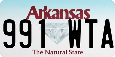 AR license plate 991WTA