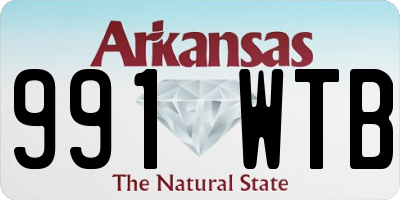 AR license plate 991WTB