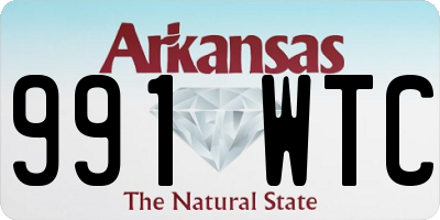 AR license plate 991WTC