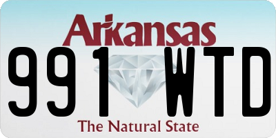 AR license plate 991WTD