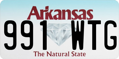 AR license plate 991WTG