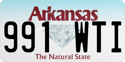 AR license plate 991WTI