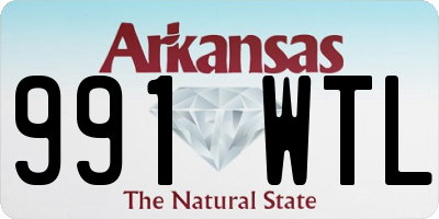 AR license plate 991WTL
