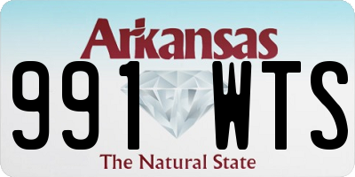 AR license plate 991WTS