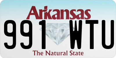 AR license plate 991WTU