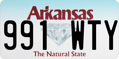 AR license plate 991WTY