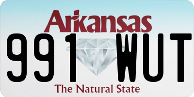 AR license plate 991WUT