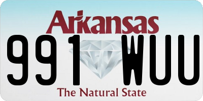 AR license plate 991WUU