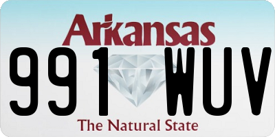 AR license plate 991WUV