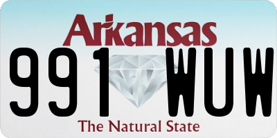 AR license plate 991WUW