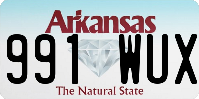 AR license plate 991WUX