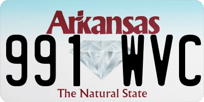 AR license plate 991WVC