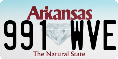 AR license plate 991WVE