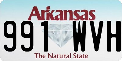 AR license plate 991WVH