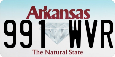 AR license plate 991WVR