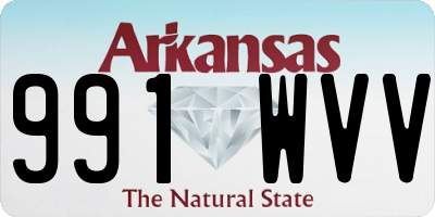 AR license plate 991WVV