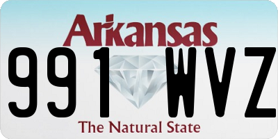 AR license plate 991WVZ