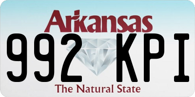 AR license plate 992KPI