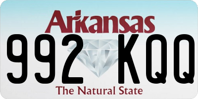 AR license plate 992KQQ