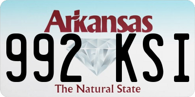 AR license plate 992KSI