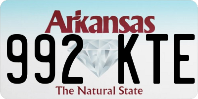 AR license plate 992KTE