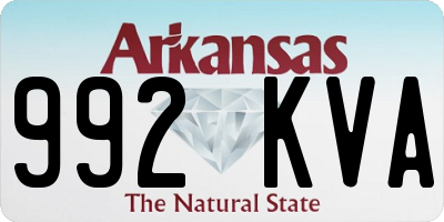 AR license plate 992KVA