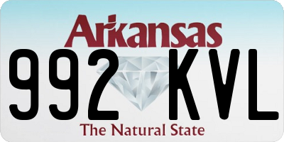 AR license plate 992KVL