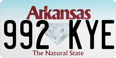 AR license plate 992KYE