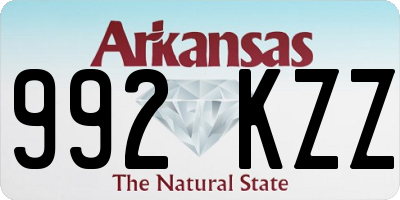 AR license plate 992KZZ