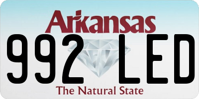 AR license plate 992LED